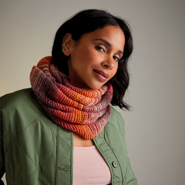 Sirdar Sunset Stroll Snood Accessory Knitting Pattern