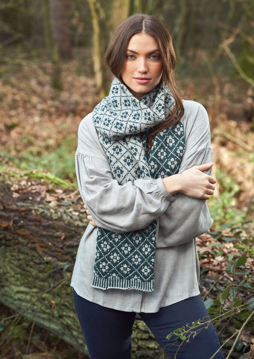 Rowan Lattice Scarf Knitting Pattern