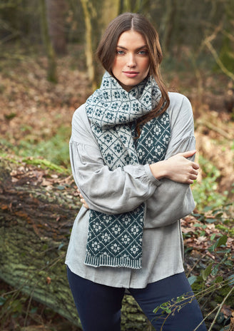 Rowan Lattice Scarf Knitting Pattern