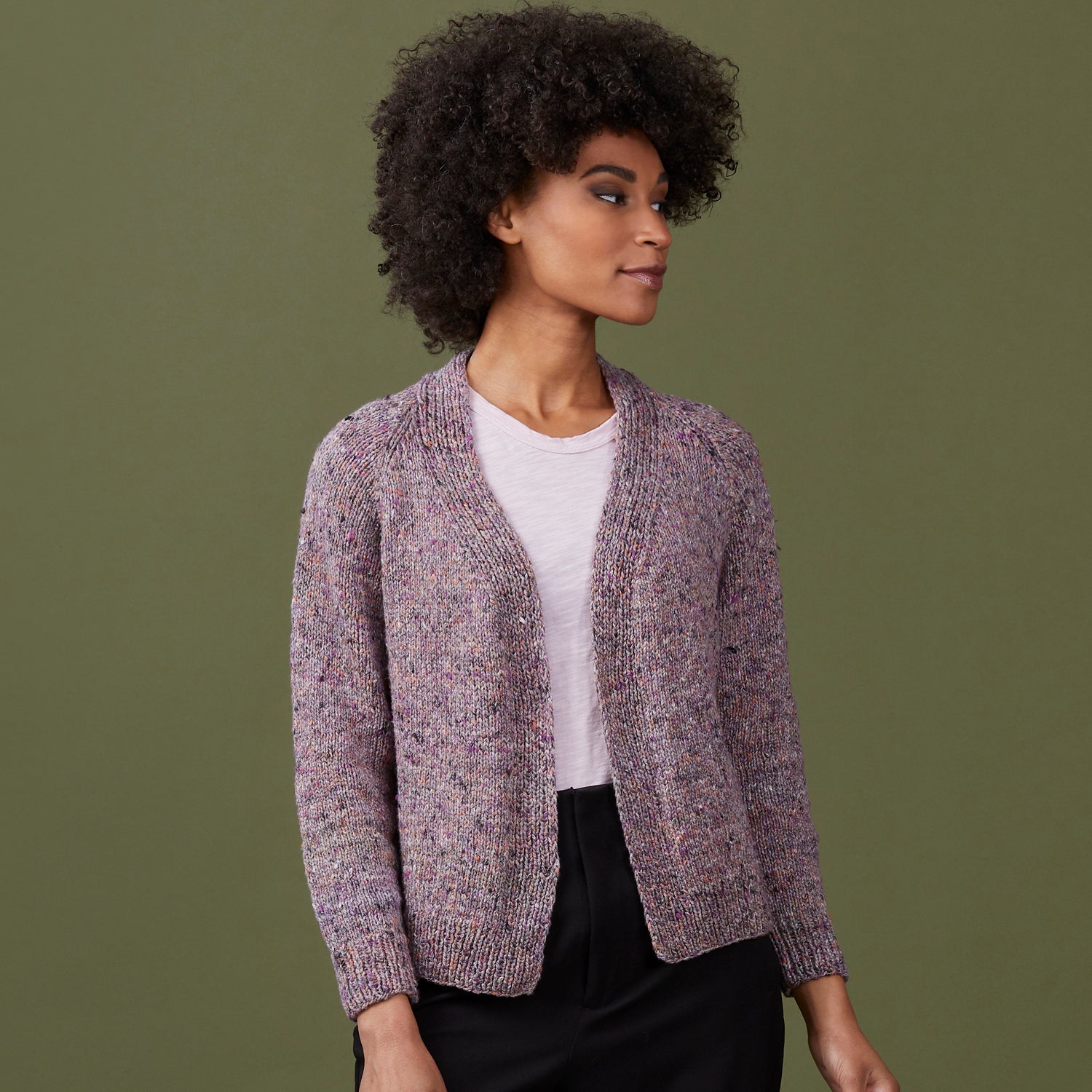 Stacy Charles Fine Yarns Jade Cardigan Knitting Pattern
