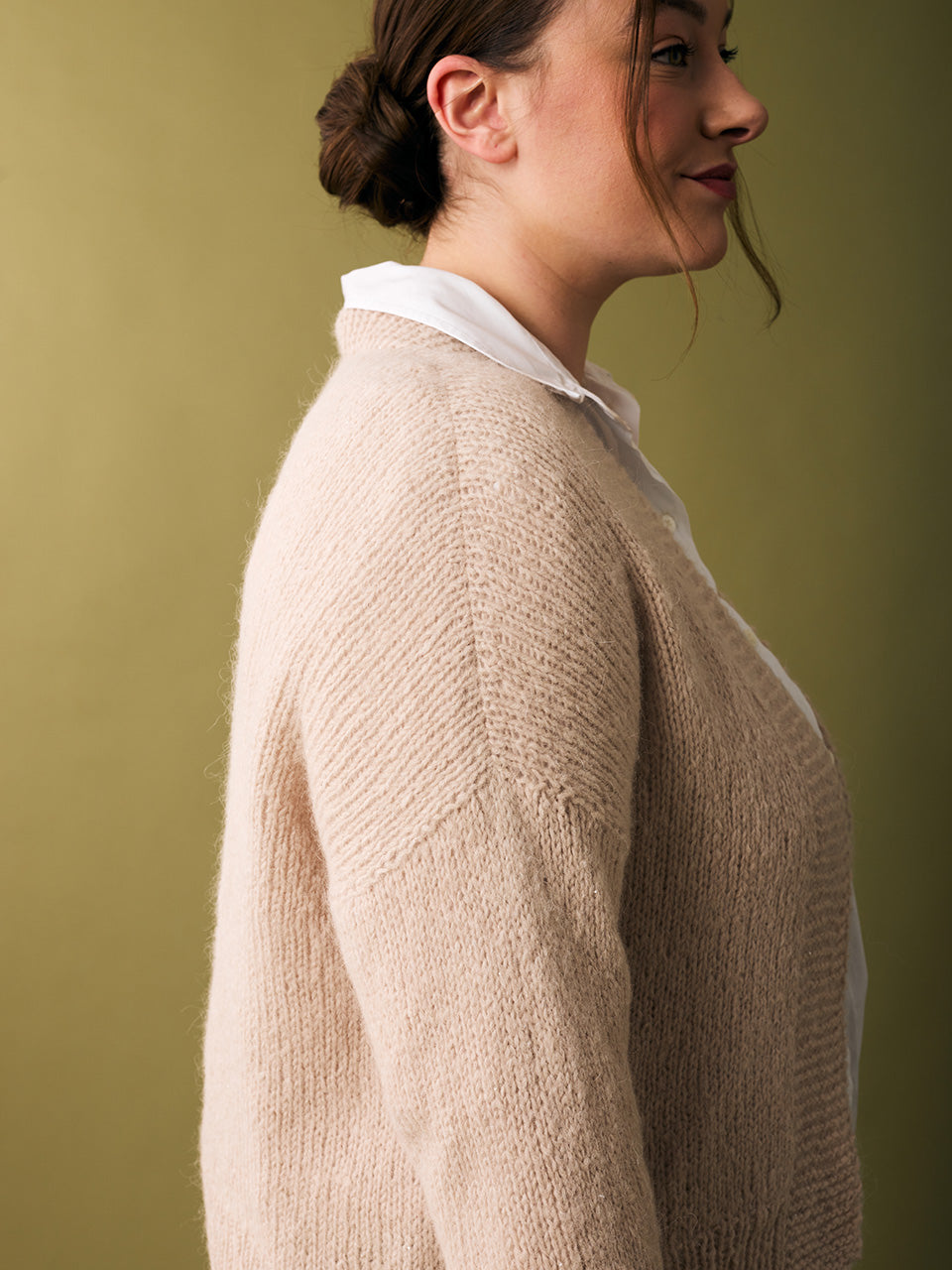 Postscript Cardigan in Berroco Brina