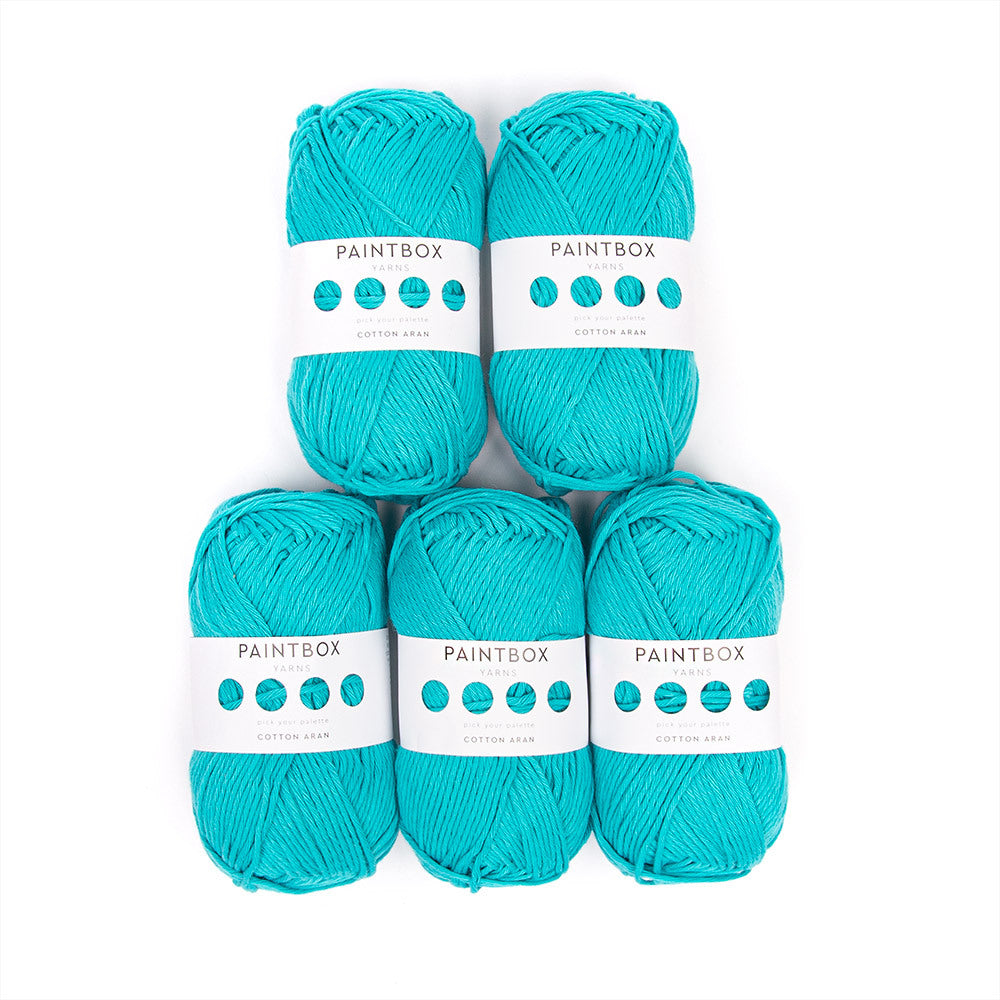 Paintbox Yarns Cotton Aran 5 Ball Value Pack Yarn - Cotton Aran
