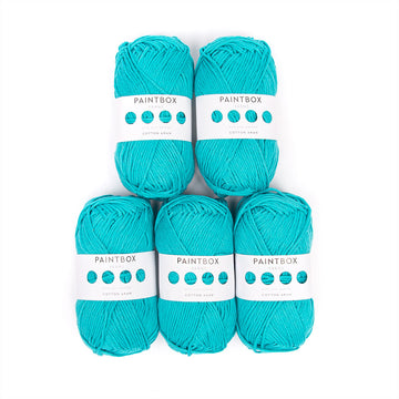 Paintbox Yarns Cotton Aran 5 Ball Value Pack Yarn - Cotton Aran