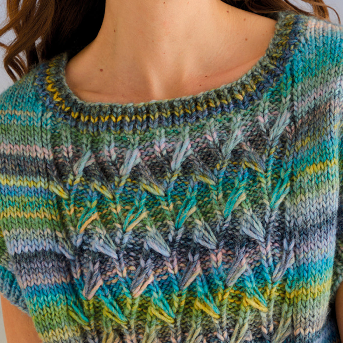 Sirdar Coral Reef Vest Slipover Knitting Pattern