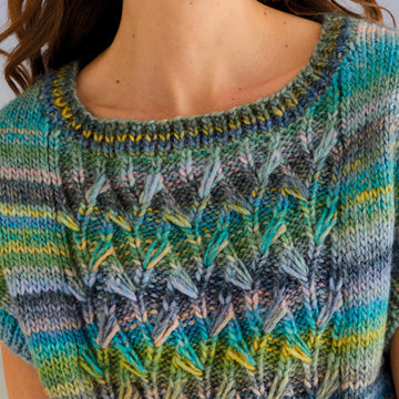 Sirdar Coral Reef Vest Slipover Knitting Pattern