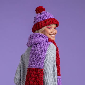 Paintbox Yarns Bright and Bold Stripe Set Knitting Pattern
