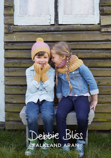 Debbie Bliss Odell Hat & Handwarmers Knitting Pattern