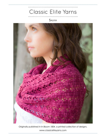 Classic Elite Yarns Salvia Wrap Knitting Pattern