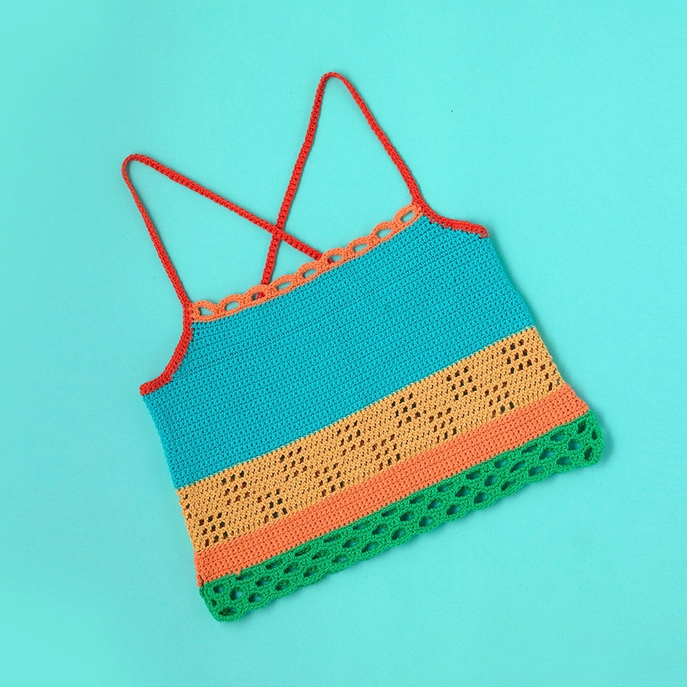 Paintbox Yarns Carnival Camisole Crochet Pattern