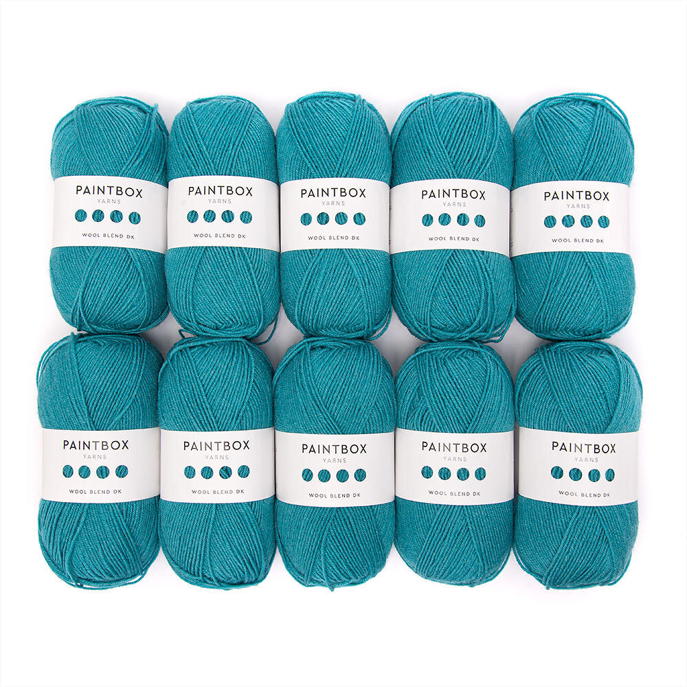 Paintbox Yarns Wool Blend DK 10 Ball Value Pack Yarn - Acrylic DK