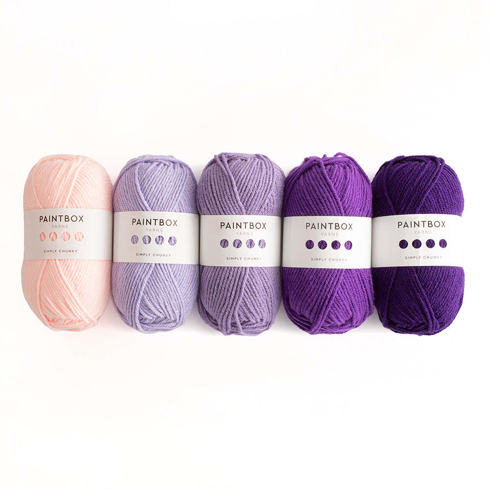Paintbox Yarns Simply Chunky 5 Ball Color Pack Yarn - Acrylic Chunky