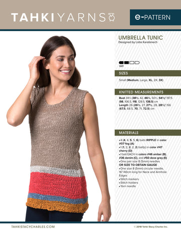 Tahki Yarns Umbrella Tunic PDF