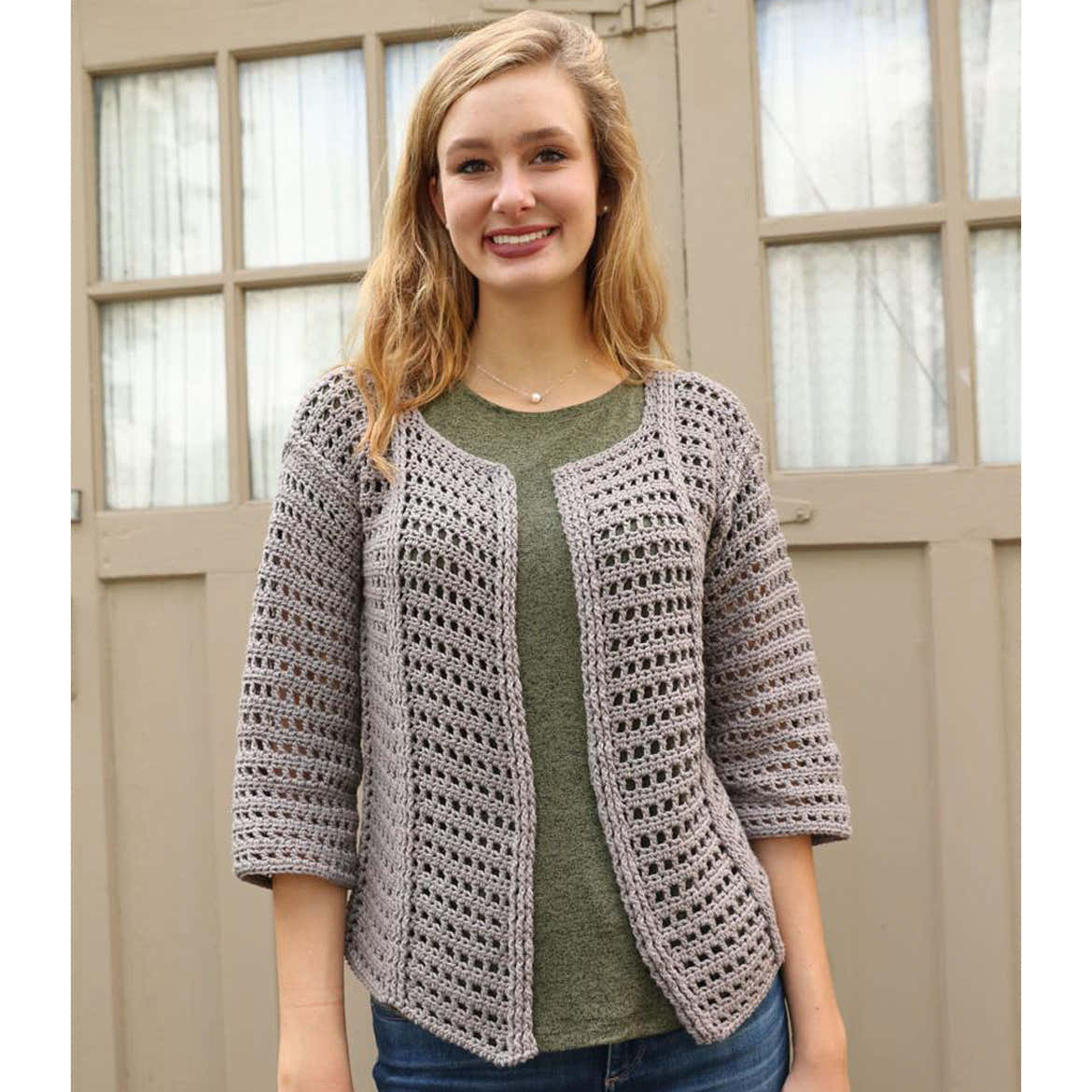 Plymouth Yarn Crochet Cardi Pattern