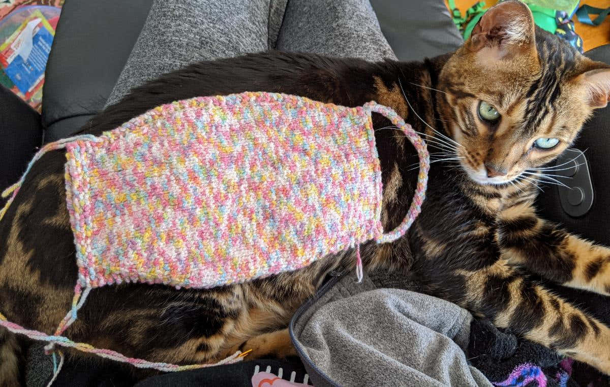 Double-Layer Mask Accessory Knitting Pattern