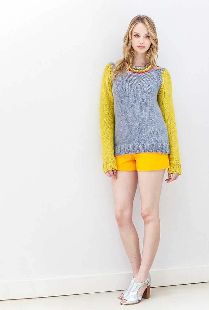 Debbie Bliss Aimee Sweater Knitting Pattern