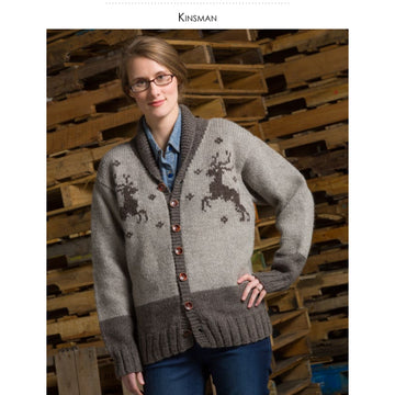 Classic Elite Yarns Kinsman Cardigan Knitting Pattern
