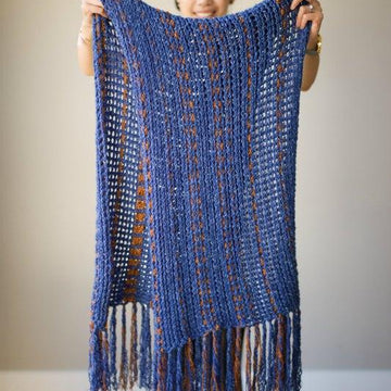 Two-Tone Scarf Wrap