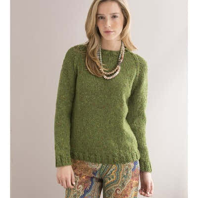 Tahki Yarns Exuberance Pullover Knitting Pattern