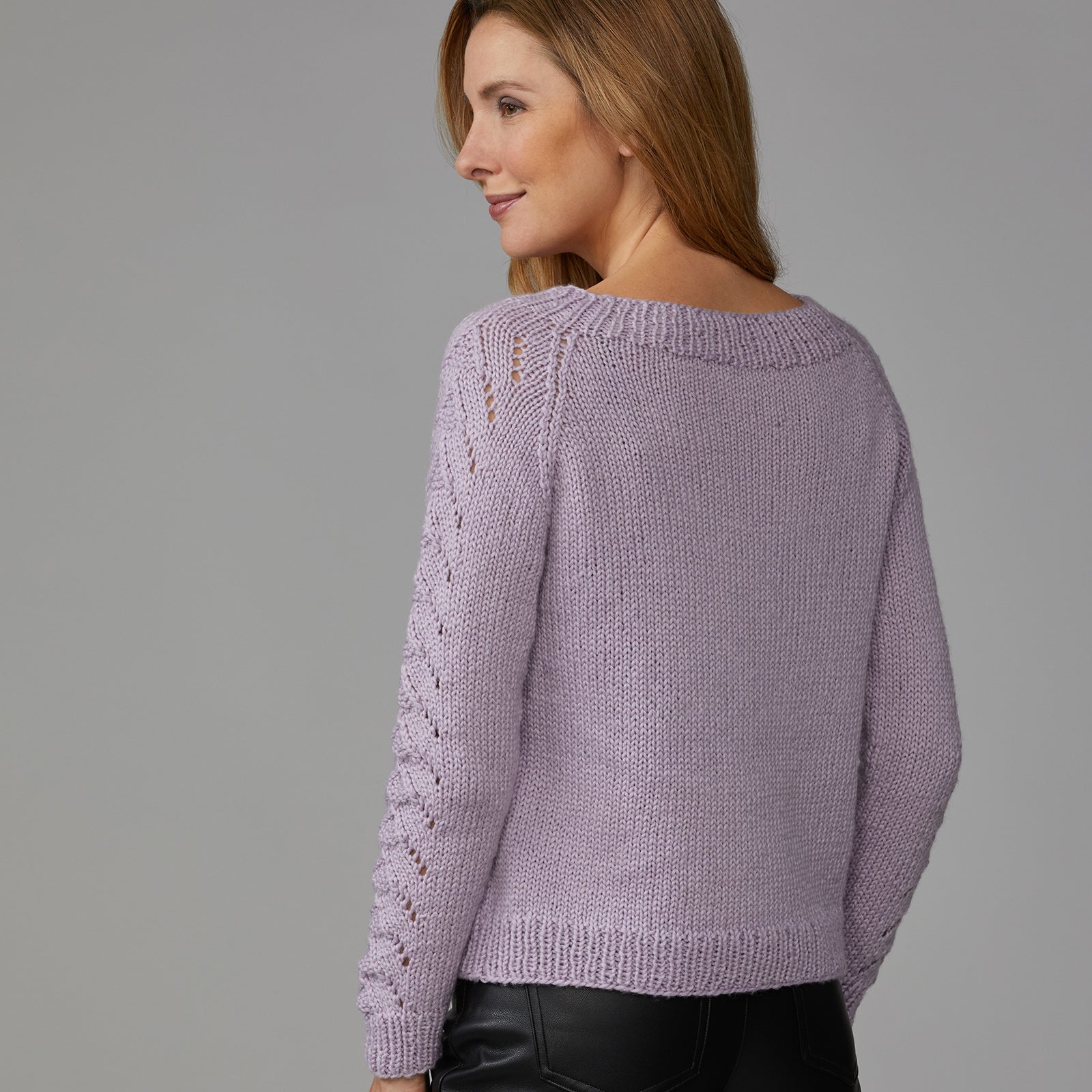 Stacy Charles Fine Yarns Vida Pullover Knitting Pattern