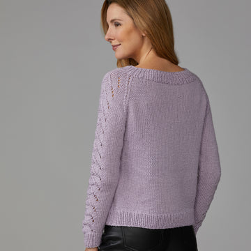 Stacy Charles Fine Yarns Vida Pullover Knitting Pattern