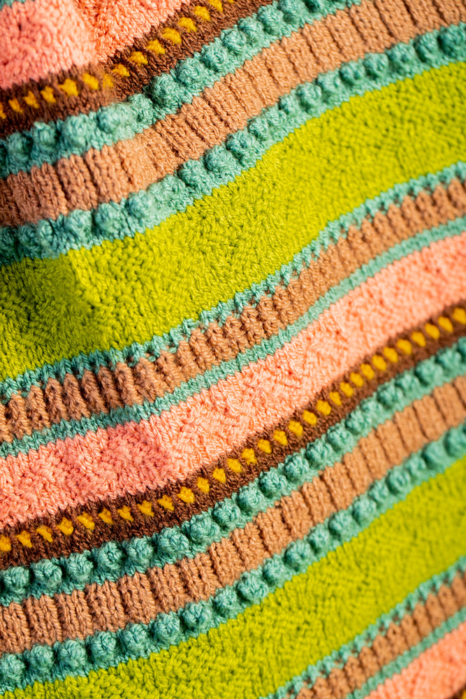 Paintbox Yarns Forest Floor Afghan Knitting Pattern