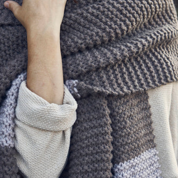 Level Up Blanket Scarf Knitting Pattern