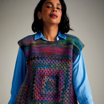 Sirdar Twilight Terrace Tabard Cape Crochet Pattern