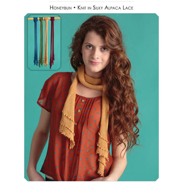 Classic Elite Yarns Honeybun Scarf Knitting Pattern