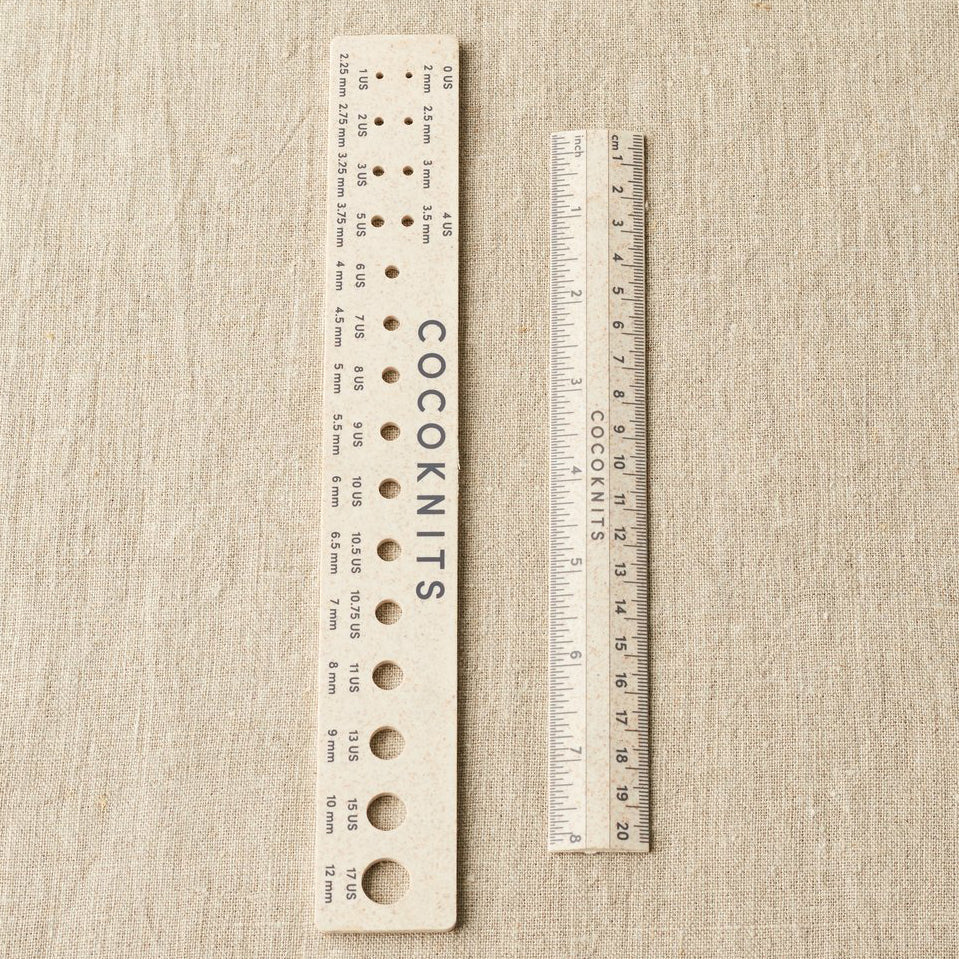 Cocoknits Ruler and Gauge Set