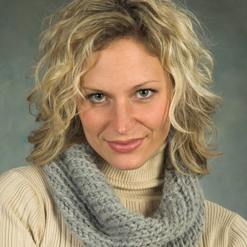 Row Eyelet Cowl Knitting Pattern