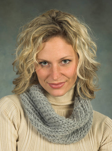 Row Eyelet Cowl Knitting Pattern