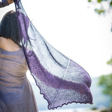 Valley Yarns Poet's Corner Shawl Knitting Pattern