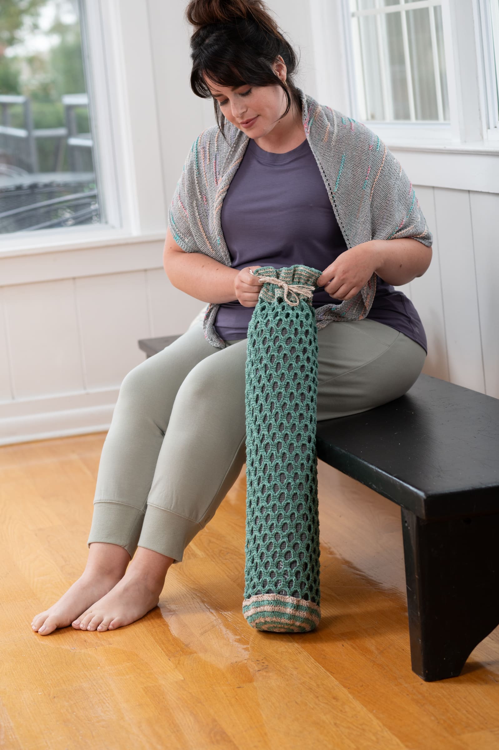 Berroco Rest & Reset Kornfield Bag Crochet Pattern