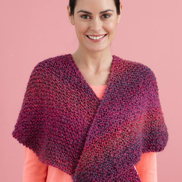V Shawl Wrap Knitting Pattern