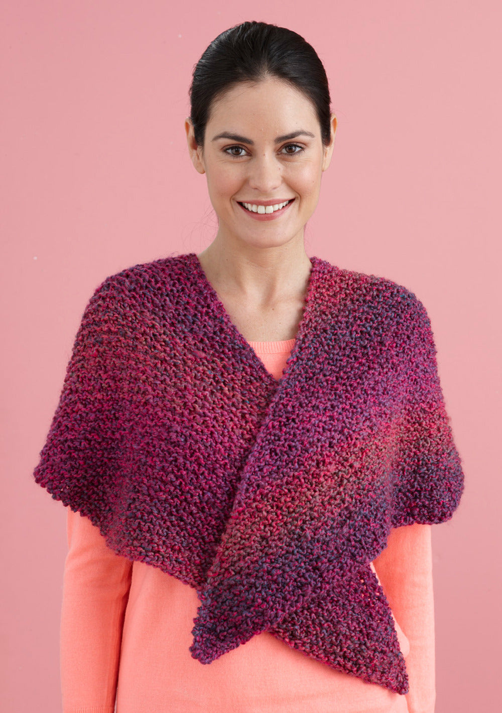V Shawl Wrap Knitting Pattern