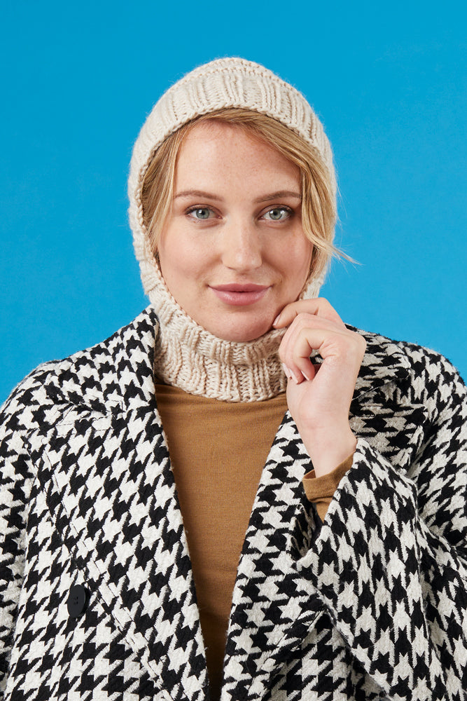 Paintbox Yarns Bashful Balaclava Knitting Pattern