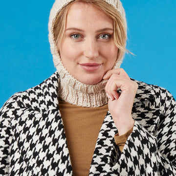 Paintbox Yarns Bashful Balaclava Knitting Pattern