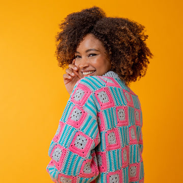 Paintbox Yarns Bold Block Sweater Crochet Pattern