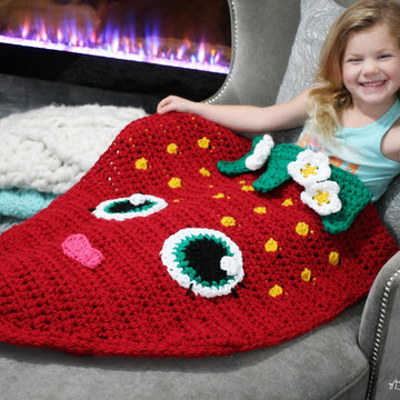 Strawberry Shopkin Inspired Costume/Blanket