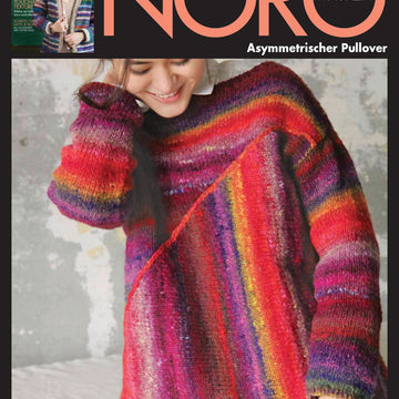 Noro Asymmetrical Pullover Jumper Knitting Pattern