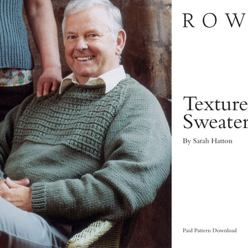 Rowan Textured Sweater Jumper Knitting Pattern