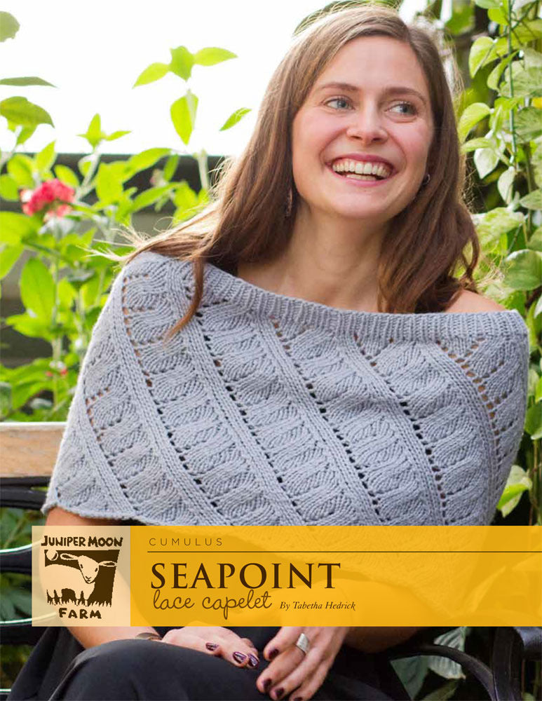 Seapoint Lace Capelet in Juniper Moon Cumulus - J31-02 - PDF