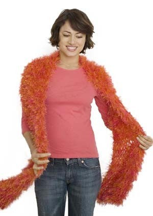 Speed Stix 2-hour wrap in Lion Brand Homespun and Fun Fur - 50934 PDF
