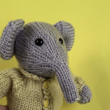 Deramores Elephant Deramores Studio DK Toy Knitting Pattern