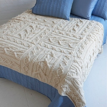 Erin Afghan Blanket Knitting Pattern