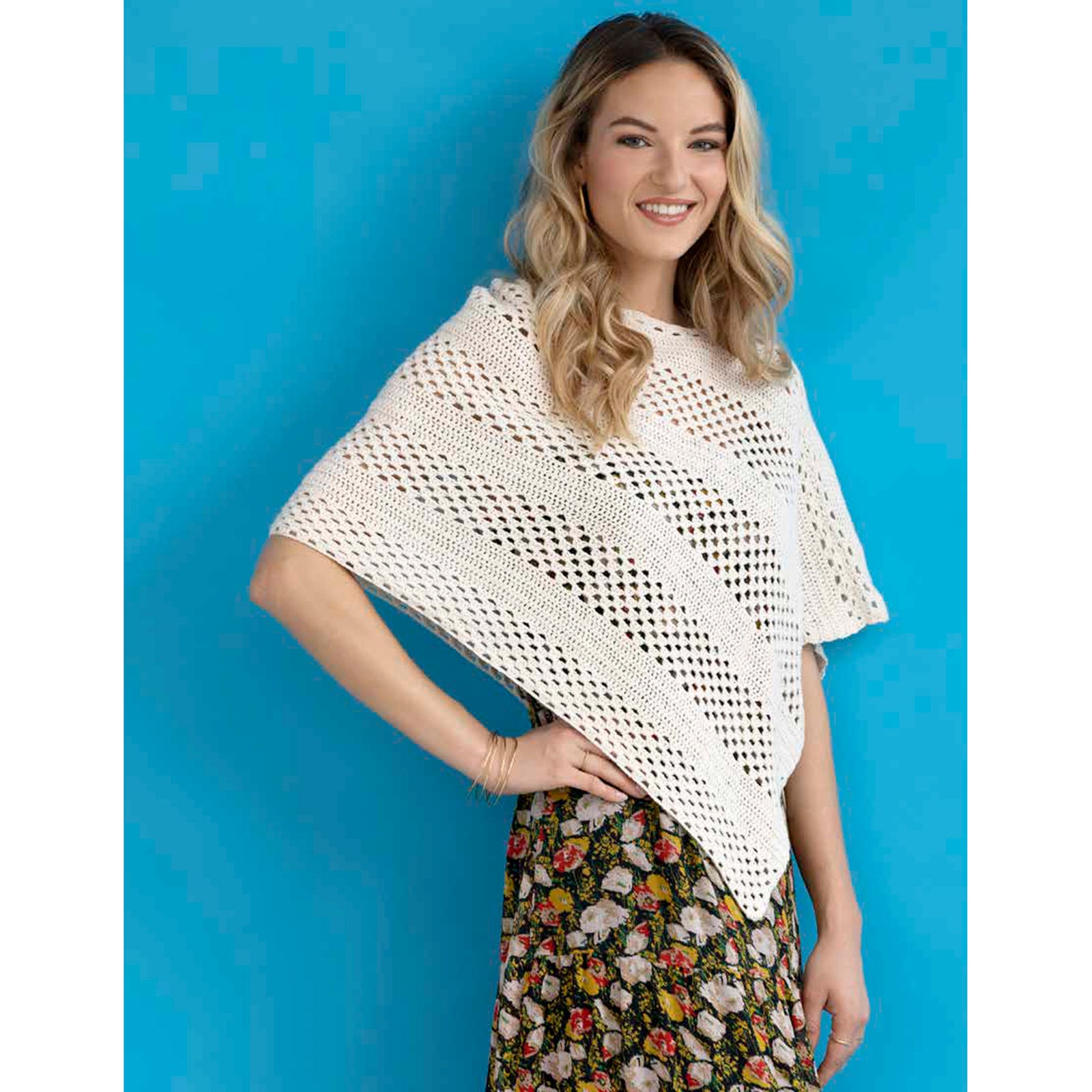 Mirasol Eunice Poncho Cape Crochet Pattern
