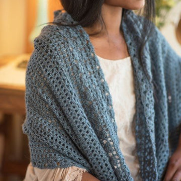 Pemberly Stole in Berroco Sky - 398-3 PDF