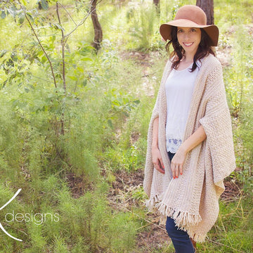 Chardonnay Crochet Wrap