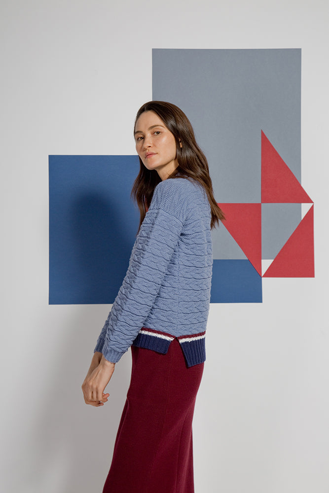 MillaMia Mija Chevron Jumper Knitting Pattern