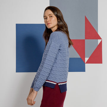 MillaMia Mija Chevron Jumper Knitting Pattern